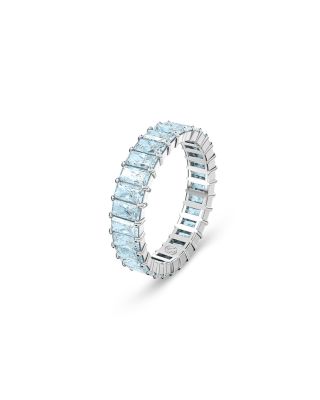 Matrix Baguette Color Crystal Band Ring