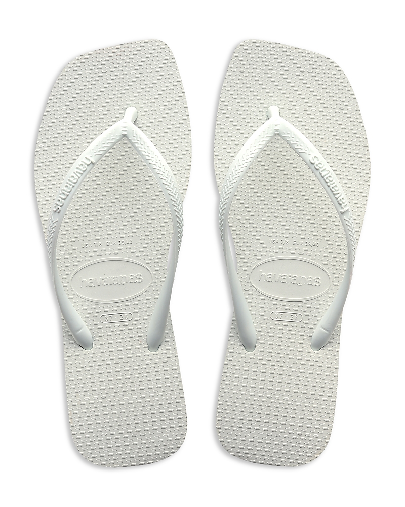 HAVAIANAS HAVAIANAS WOMEN'S SLIM SQUARE TOE SLIP ON FLIP FLOP SANDALS
