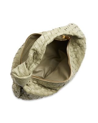 Small Jodie Intrecciato Leather Top Handle Bag