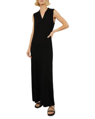 Misook - Ribbed Maxi Dress