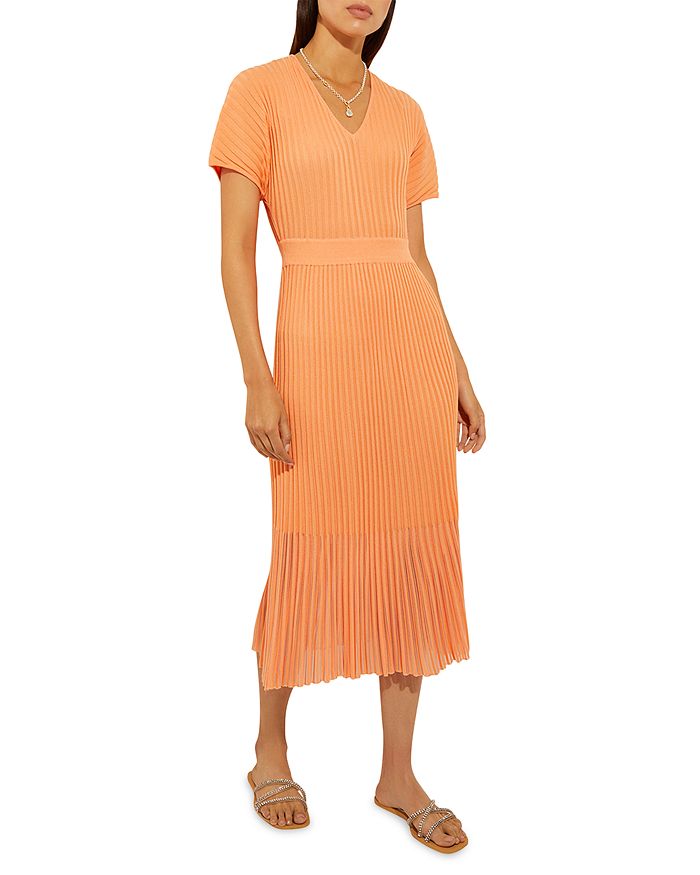 Misook Pleated Midi Dress Bloomingdale's