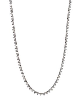 Bloomingdale's - Diamond Tennis Necklace in 14K White Gold, 10.0 ct. t.w. - 100% Exclusive