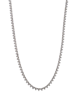 Bloomingdale's Diamond Tennis Necklace In 14k White Gold, 10.0 Ct. T.w. - 100% Exclusive