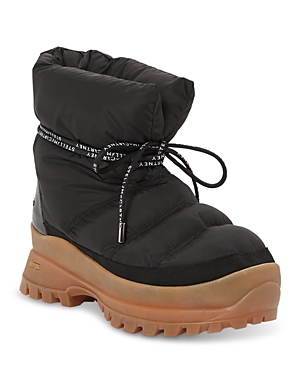 Stella Mccartney Women's Trace Quilted Cold Weather Boots In Black