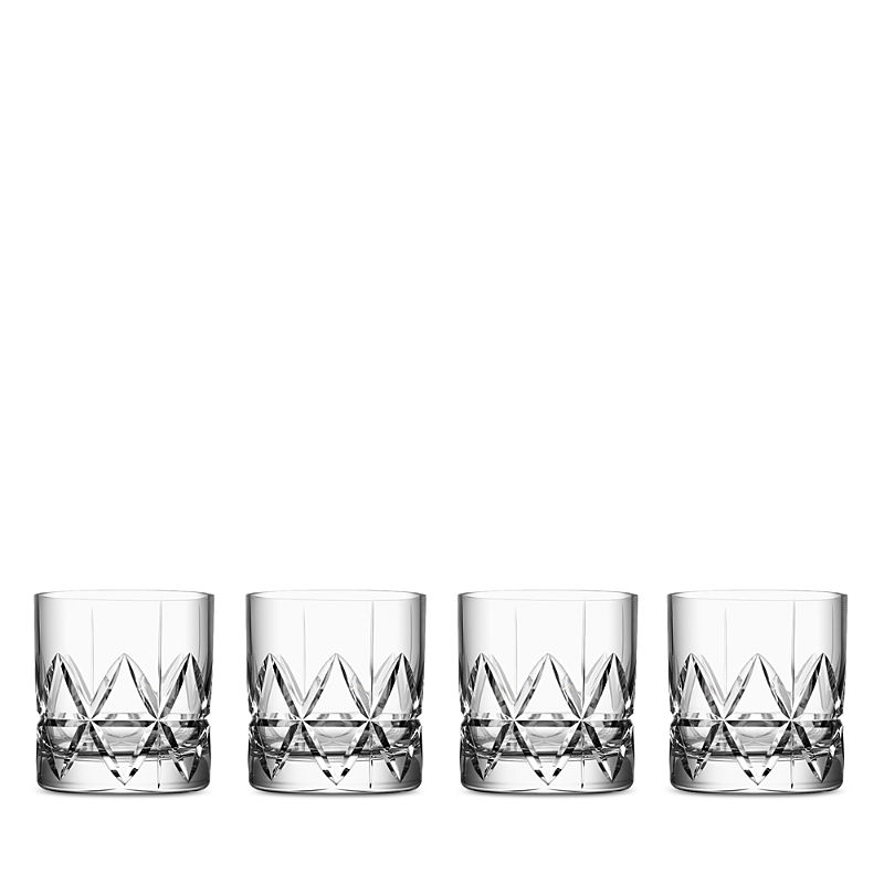 Orrefors Peak 8.5 Oz. Old Fashioned Glasses, Set Of 2 In Clear