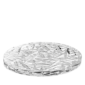 Orrefors Carat Large Crystal Coaster In Clear