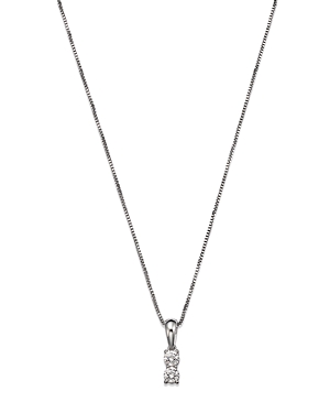 Bloomingdale's Diamond Double Pendant Necklace in 14K White Gold, 0.33 ct. t.w. - 100% Exclusive
