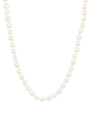 Adina Reyter 14k Yellow Gold Cultured Freshwater Seed Pearl Collar Necklace, 16 In Gold/white