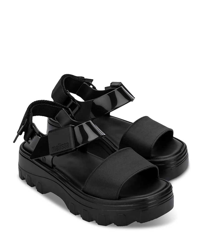 Melissa Kick Off Platform Sandals Women In Black