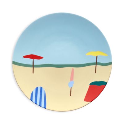 Destination Mer Round Plates, Set of 6