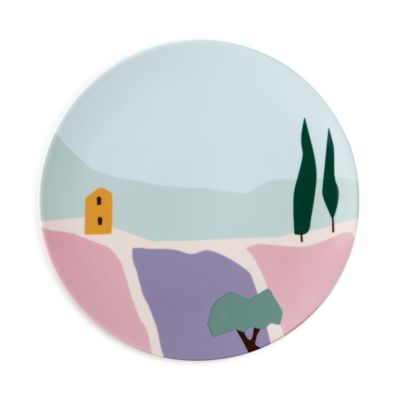 Destination Sud Round Plates, Set of 6