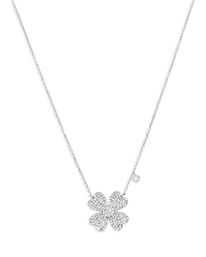 Meira T 14K White Gold Diamond Pave Pendant Necklace, 18