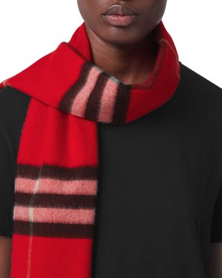 Classic Check Cashmere Scarf
