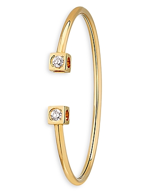 Dinh Van Le Cube Diamant Large Bracelet In Gold