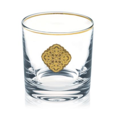 Vista Alegre - Golden Dog Old Fashioned Glass