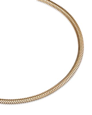 14K Yellow Gold Heavy Metal Oval Snake Link Chain Bracelet