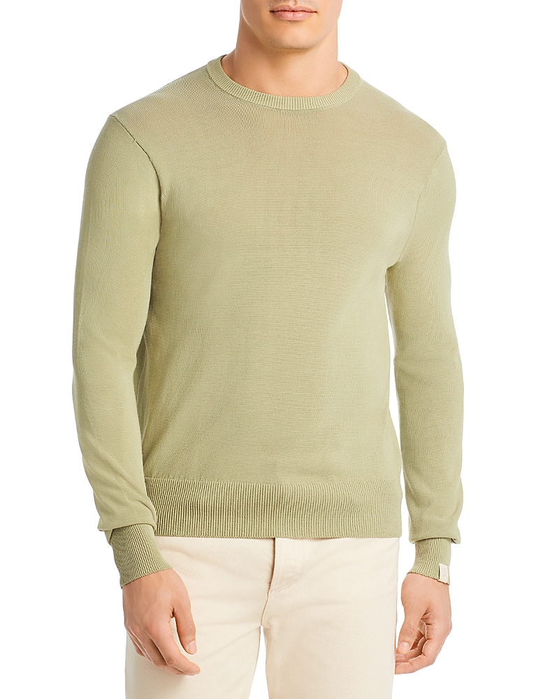 Rag & Bone Men's Nolan Corded Long-sleeve Crewneck Sweater In Tea
