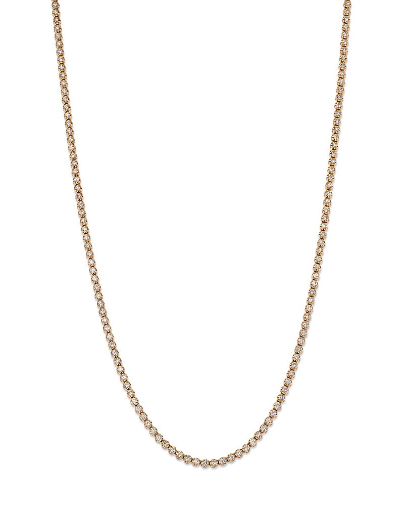 Bloomingdale's Diamond Crown Set Tennis Necklace In 14k Yellow Gold, 4.00 Ct. T. W. - Exclusive In Gold
