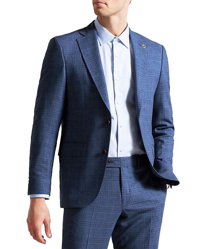 Ted Baker - Dryden Navy Check Suit Jacket