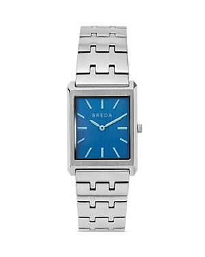 Shop Breda Virgil Watch, 26mm In Blue/silver