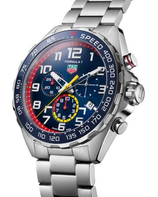 Formula 1 Red Bull Stainless Steel Chronograph, 43mm