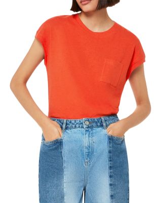 Ember Linen Mix Pocket Tee