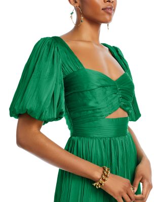 Pleated Cutout A Line Dress - 100% Exclusive 