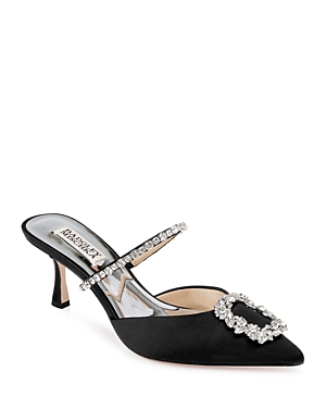 BADGLEY MISCHKA BADGLEY MISHKA WOMEN'S FLUTTER SLIP ON POINTED TOE HIGH HEEL PUMPS