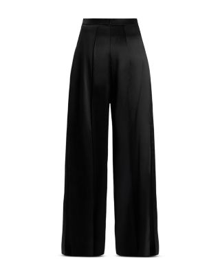 Icon High Waist Silk Wide Leg Pants