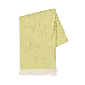 Shop Lands Downunder Soho Cotton Linen Throw In Lime