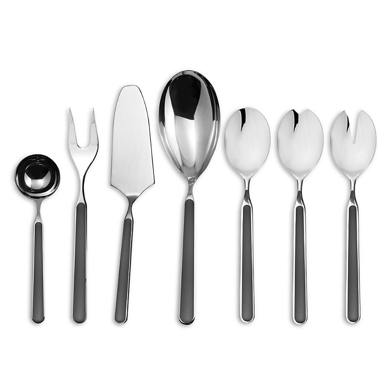 Mepra Fantasia 7-piece Serving Set In Nero