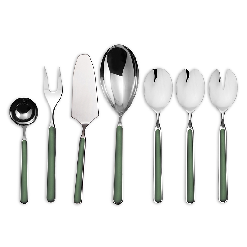 Mepra Fantasia 7 Piece Serving Set In Verde