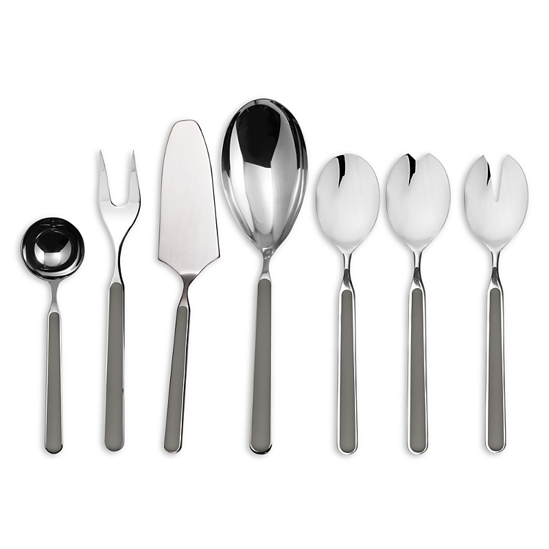 Mepra Fantasia 7 Piece Serving Set In Vigogna