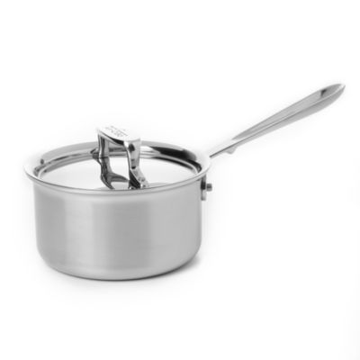 All-Clad - d5 Stainless Brushed 1.5 Quart Sauce Pan with Lid