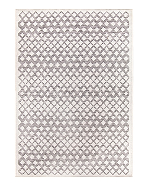 Palmetto Living Orian Knitweave Indoor/outdoor Shining Diamond Area Rug, 5'3 X 7'6 In Silver/beige