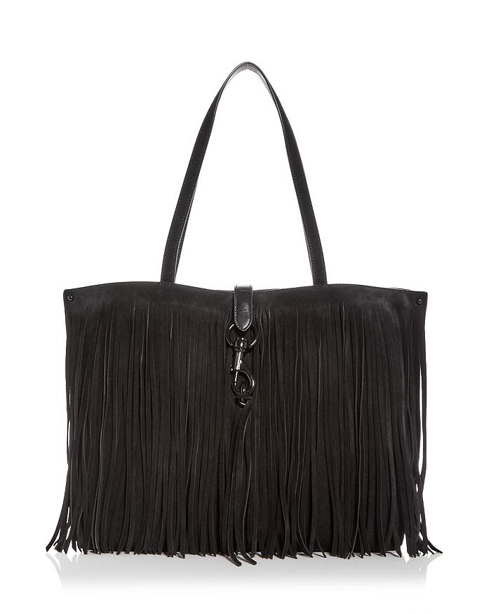 Fringes Suede Leather Tote Bag