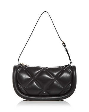 Shop Jw Anderson Bumper-15 Quilted Leather Shoulder Bag In Black