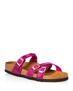 Birkenstock Franca Slide Sandal In Festival Fuchsia