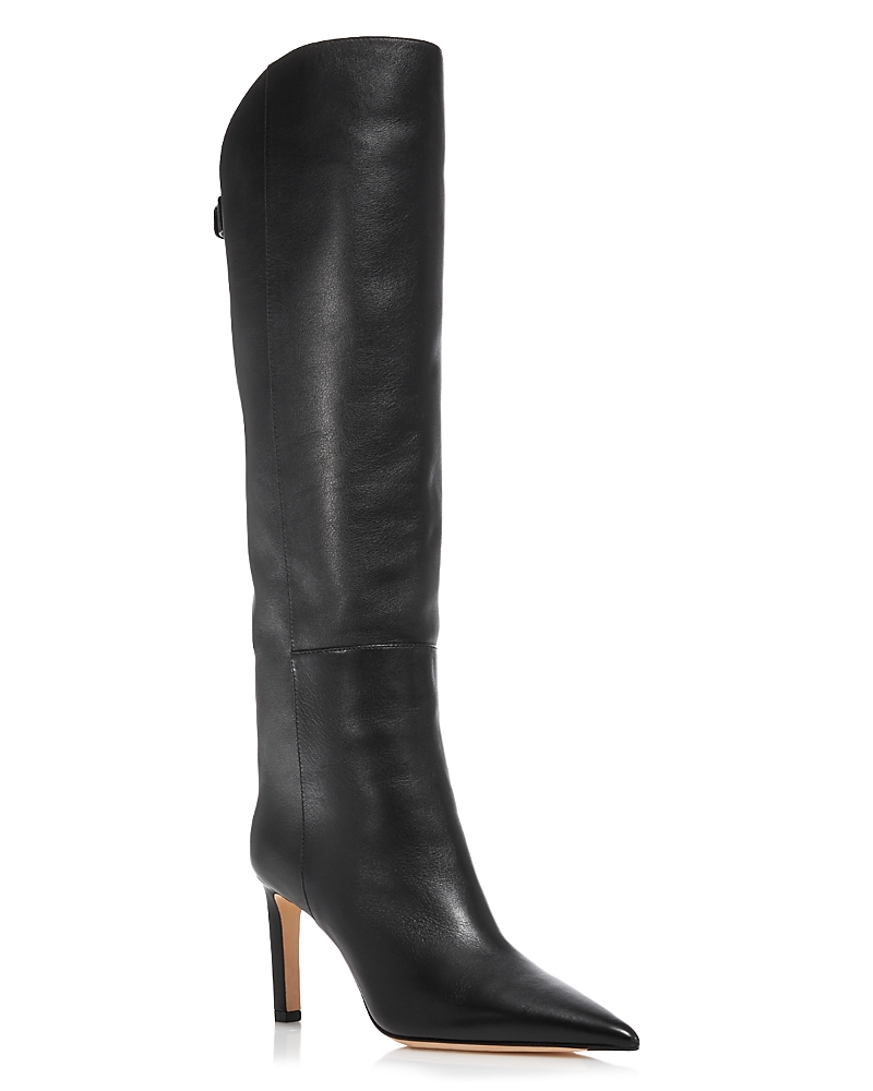 Jimmy Choo Tempe Knee-high Leather Boots In Black