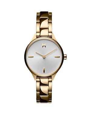 Photos - Wrist Watch MVMT Reina Watch, 30mm White/Gold 28000303-D 