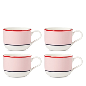 Shop Kate Spade New York Make It Pop Mug, Set Of 4 In Pink
