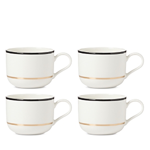 Shop Kate Spade New York Make It Pop Mug, Set Of 4 In White