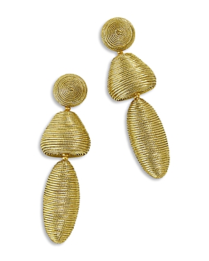 Baublebar Raquel Colour Bead & Thread Wrapped Statement Earrings In Gold