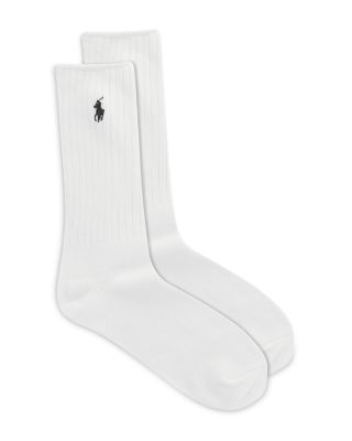 Cotton Rib Crew Socks