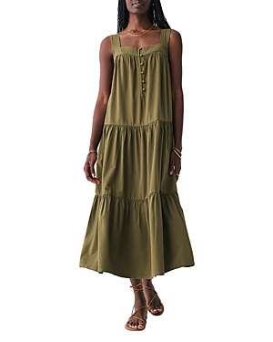 FAHERTY MARINA TIERED MAXI DRESS