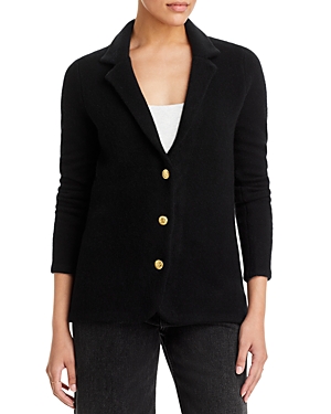C By Bloomingdale's Cashmere Notch Lapel Cashmere Blazer - 100% Exclusive In Black