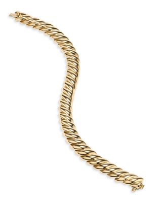 Sculpted Cable Bracelet in 18K Yellow Gold