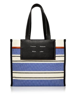 Proenza Schouler White Label Morris stripe-pattern tote bag