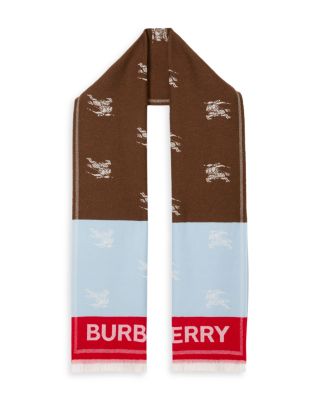 Burberry - EKD Wool Jacquard Scarf