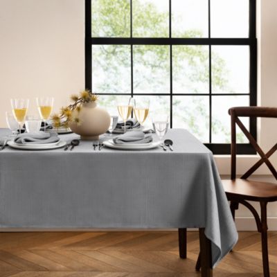 Laurel Solid Texture Water and Stain Resistant Table Linen Collection